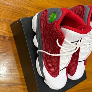 Jordan Kids Shoes Red and Gray